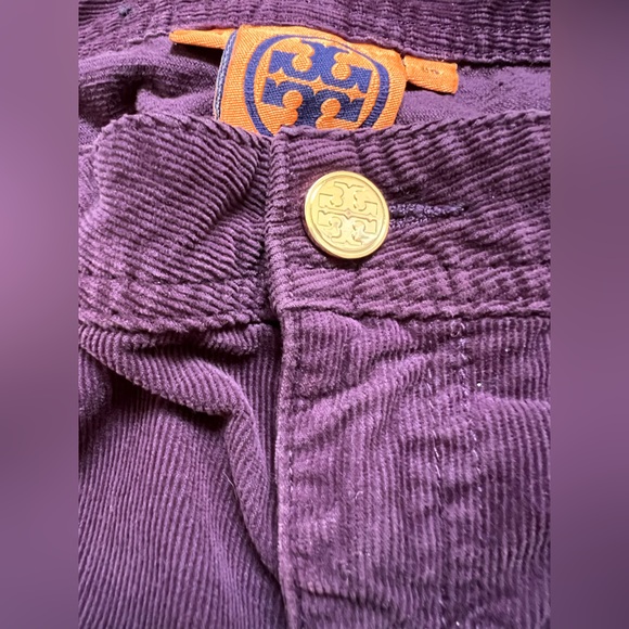 Tory Burch Purple Corduroy Pants Women’s Skinny Tall 29 - Picture 5 of 9